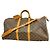 Louis Vuitton Monogram Keepall Bandoulière 55 Marrone
