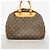 Borsa Louis Vuitton Monogram Deauville Marrone - vista 12