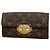 Louis Vuitton Monogram Etoile Portefeuille Sarah Long Wallet Castaño