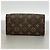 Louis Vuitton Monogram Etoile Portefeuille Sarah Long Wallet Castaño - vista 8