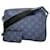 Borsa a tracolla Louis Vuitton Monogram Shadow Duo Blu navy