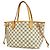 Borsa Tote Louis Vuitton Damier Azur Neverfull PM Bianco