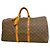 Borsa Louis Vuitton Boston Monogram Keepall 55 Marrone