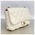 Timeless Borsa a tracolla Chanel Matelassé Chain in bianco - vista 2