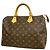 Louis Vuitton Monogram Speedy 30 Handtasche Braun
