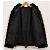 Gerard Darel Chaqueta con Capucha de Piel de Conejo Negra Negro - vista 3