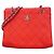 Borsa Tote Chanel Red Matelassé Chain Rosso