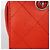 Borsa Tote Chanel Red Matelassé Chain Rosso - vista 8