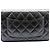 Timeless Portafoglio Chanel Matelassé Classic Chain Nero - vista 3