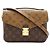 Borsa Louis Vuitton Monogram Reverse Pochette Metis MM Marrone chiaro Marrone scuro