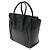 Céline Borsa Tote Celine Luggage Micro Shopper Nero - vista 3