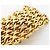 Bracciale con charm Chanel placcato oro con motivo Lion Coco Mark D'oro - vista 8