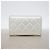 Tarjetero de piel de cordero matelassé Chanel Plata - vista 9