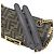 Borsa a tracolla Fendi Zucca Baguette Chain Medium Marrone - vista 4