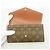 Cartera Long Sarah Monogram Louis Vuitton Castaño - vista 6