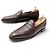 MOCASSINI JOHN LOBB 8 42 IN PELLE MARRONE LEATHER LOAFERS SHOES