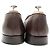 MOCASSINI JOHN LOBB 8 42 IN PELLE MARRONE LEATHER LOAFERS SHOES - vista 5