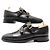 SCARPE JOHN LOBB WILLIAM BI BOUCLE 7 41 IN PELLE GRAIN NERA MONK SHOES Nero - vista 3