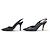SCARPE LOUIS VUITTON CATHERINE MONOGRAM MINI LIN 39 SLINGBACKS Nero - vista 2