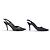 SCARPE LOUIS VUITTON CATHERINE MONOGRAM MINI LIN 39 SLINGBACKS Nero - vista 3