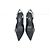 SCARPE LOUIS VUITTON CATHERINE MONOGRAM MINI LIN 39 SLINGBACKS Nero - vista 6