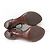 SANDALI LOUIS VUITTON AUBEPINE T-STRAP FLEURS MONOGRAM 38 Marrone - vista 9