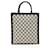 Céline Tote verticale Celine Triomphe Canvas Small Nero  - vista 3