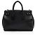 Saint Laurent Grained Calfskin Sac De Jour Supple Medium Tote Schwarz - Ansicht 3