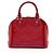Borsa Louis Vuitton Monogram Vernis Alma BB Rosso - vista 3