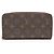 Louis Vuitton Monogram Canvas Zippy Wallet Braun