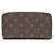 Louis Vuitton Monogram Canvas Zippy Wallet Braun - Ansicht 3