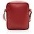 Messenger in pelle con logo Gucci Rosso - vista 3