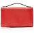 Pochette Clery in pelle Epi Louis Vuitton Rosso - vista 3