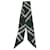 Burberry Sciarpa in seta Skinny Check Verde