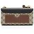 Mini borsa a tracolla Gucci GG Supreme Padlock Marrone Beige - vista 3