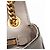 Borsa a tracolla con patta in Saffiano Prada Grigio - vista 9
