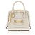 Gucci Horsebit 1955 Mini Satchel aus Leder Weiß