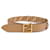 Ceinture réversible Fendi en cuir beige Marron  - vue 1
