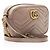 Borsa a tracolla mini Gucci Matelasse Leather GG Marmont Marrone Beige - vista 2