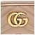 Borsa a tracolla mini Gucci Matelasse Leather GG Marmont Marrone Beige - vista 9