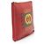 Pochette in pelle con logo Gucci e zip Rosso - vista 2