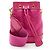 Borsa a secchiello Gucci Jumbo GG Matelasse in pelle Rosa