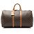 Louis Vuitton Vintage Monogram Canvas Keepall 55 Duffle Marrone
