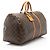 Louis Vuitton Vintage Monogram Canvas Keepall 55 Duffle Marrone - vista 2