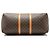 Louis Vuitton Vintage Monogram Canvas Keepall 55 Duffle Marrone - vista 4