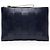 Pochette plate Maxi Intrecciato Cassette Bottega Veneta Bleu