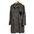 Abrigo de tweed azul LANVIN con corsé Negro