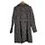 Abrigo de tweed azul LANVIN con corsé Negro - vista 2