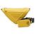 Prada Bolso de hombro y bolso bandolera en cuero amarillo con logotipo triangular