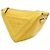 Prada Bolso de hombro y bolso bandolera en cuero amarillo con logotipo triangular - vista 2